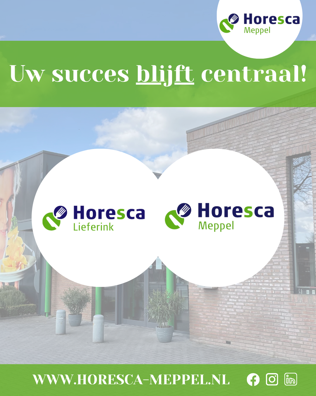 Uw succes blijft centraal